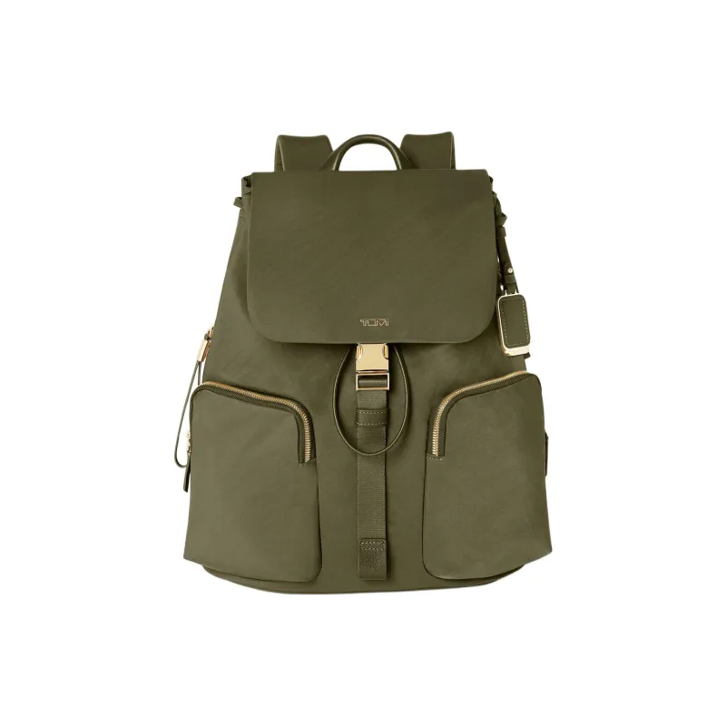 TUMI Nylon Backpack Women's Olive Green-0