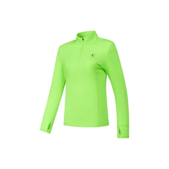 QIAODAN Feiying T Shirt Women's Flying Shadow Green