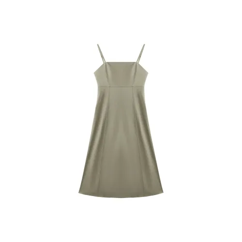 THE SEA LIFE Slip Dresses Women's Shimmer Green