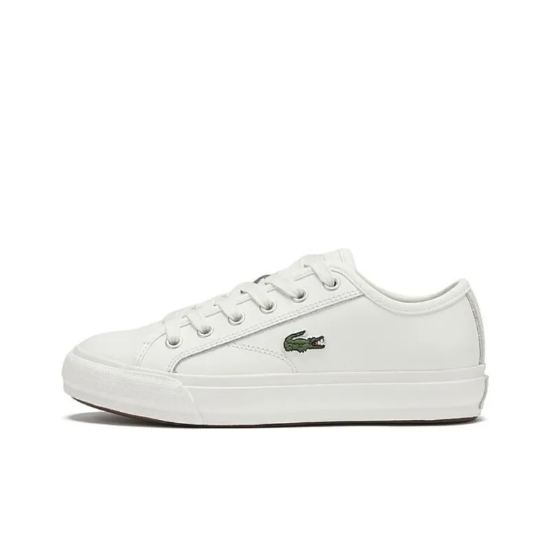 LACOSTE Low Top Canvas Shoes Women's White-0