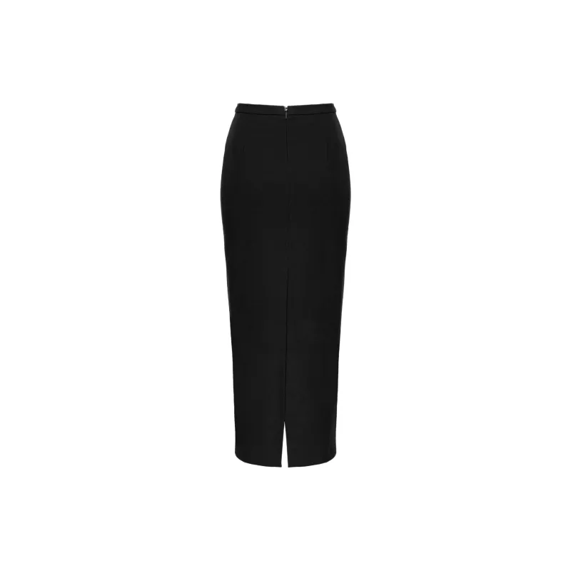 PINKO Ombrello Slit Long Pencil Skirt-1