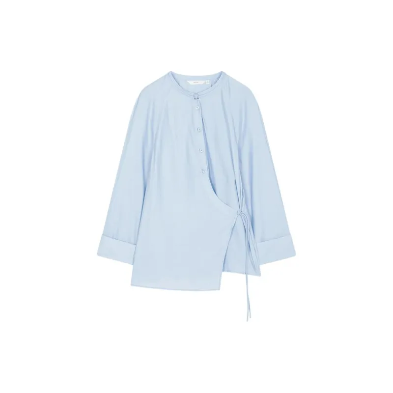 IHIMI Shirts Women's Sky Blue-0