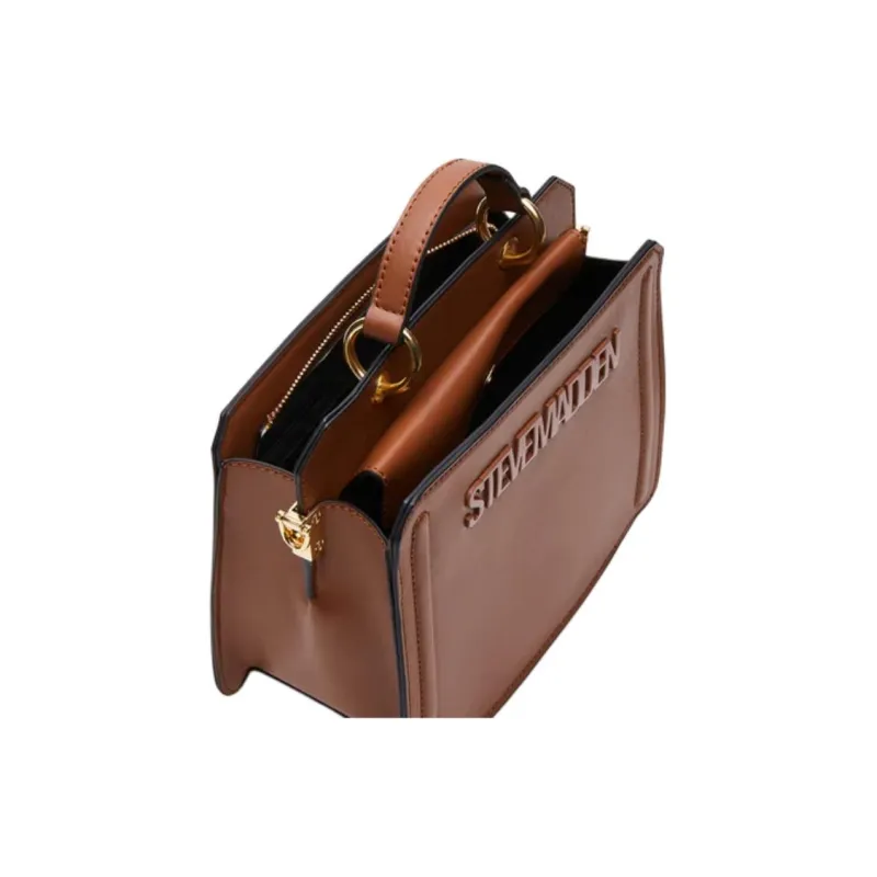 STEVE MADDEN Synthetic Material Handbag Women's Cognac Brandy-3