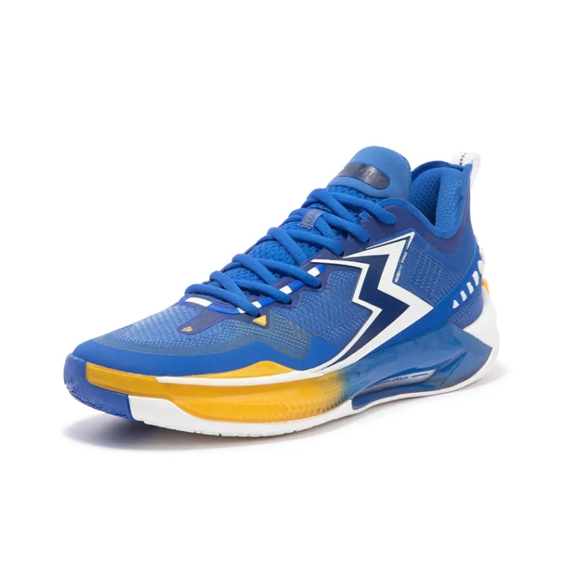 361° BIG3 5.0 Quick PRO Basketball Shoes Men Low Top Numbers Blue/Feather White-1