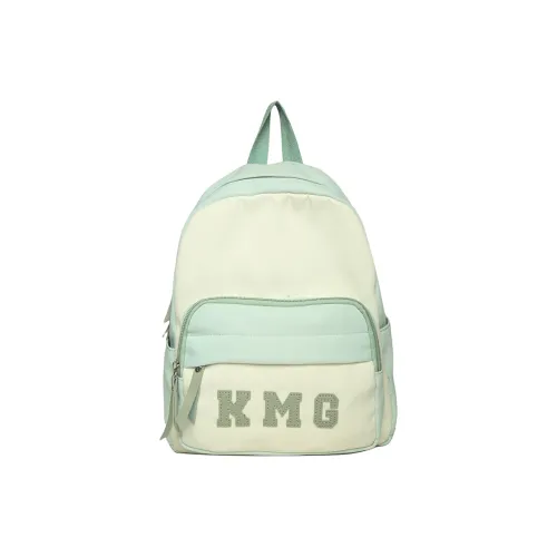 Cwatcun Nylon Fabric Backpack Regular Unisex Light Green/Yellow/Blue/Pink/Black