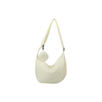 BALANG Canvas Shoulder Bag Women's Yellow/White/Light Blue/Black/Pink/Light Yellow