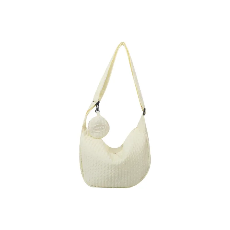 BALANG Canvas Shoulder Bag Women's Yellow/White/Light Blue/Black/Pink/Light Yellow-15