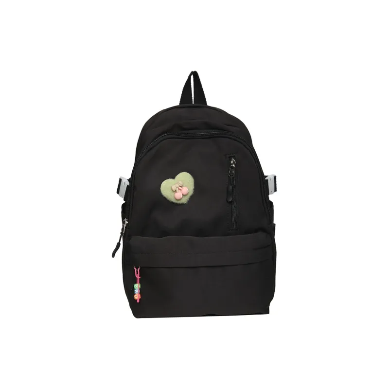 Cwatcun Nylon Backpack Women's Ecru/Black/Pink/Light Yellow/Light Green-20