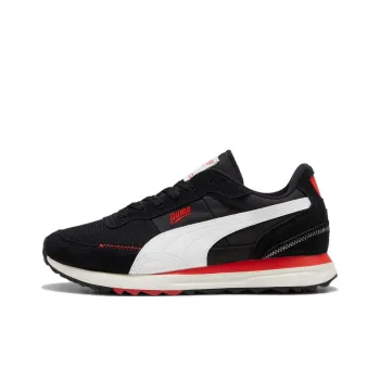 PUMA Road Rider Anti Slip Wear Resistant Low Top Casual Shoes Unisex Black White