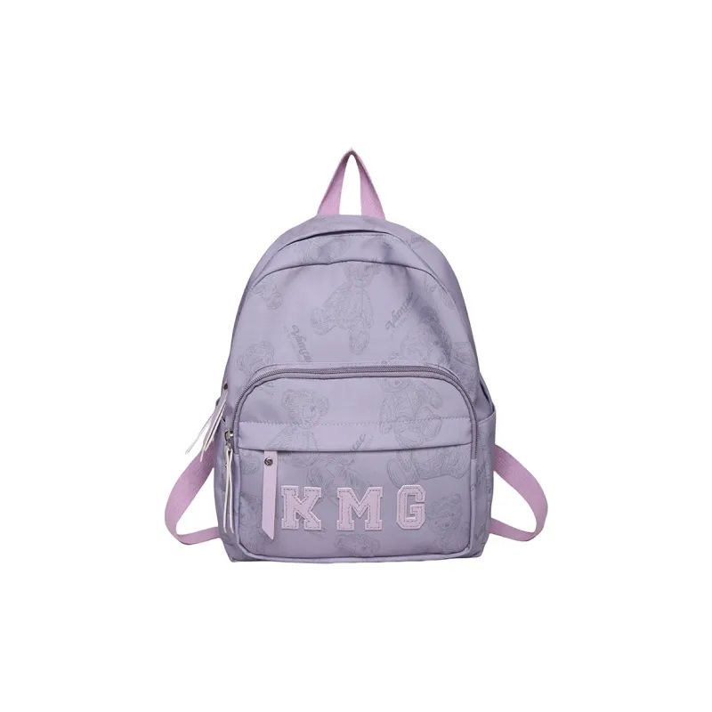 Cwatcun Nylon Backpack Women's White/Pink/Black/Yellow/Purple-16