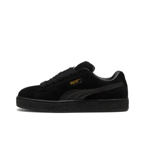 PUMA Suede XL Anti Slip Wear Resistant Low Top Skateboard Shoes Unisex Black