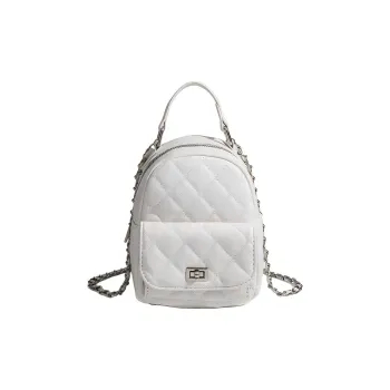 TTaG．baG PU Backpack Regular Women's White/Pink