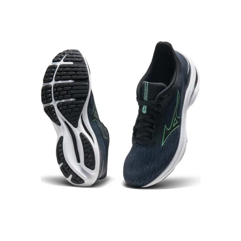 Mizuno Cushioning Balance Low Top Running Shoes Men's Black/Mint Green-1
