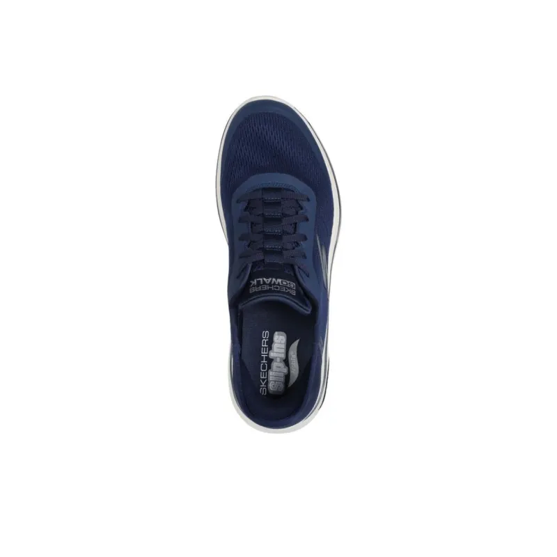 Skechers Slip Ins Anti Slip Wear Resistant Low Top Casual Running Shoes Men's Dark Blue-2