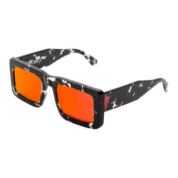 Retrosuperfuture Irregular Shape Sunglasses Men's Black