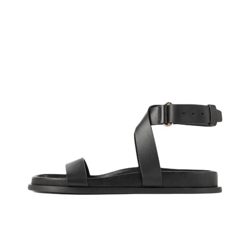 TOTEME One Strap Sandals Women's Black-0
