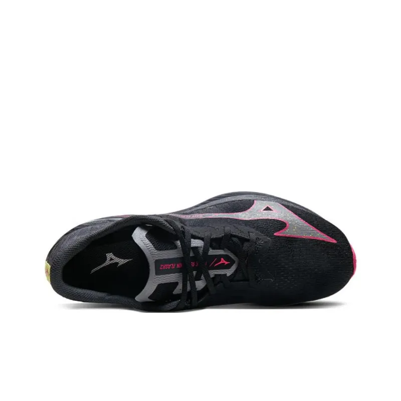 Mizuno Wave Rebellion Flash 2 'Black Pink Tetra'-2