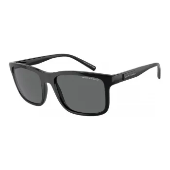 ARMANI EXCHANGE Acetate Square Sunglasses Men's Black