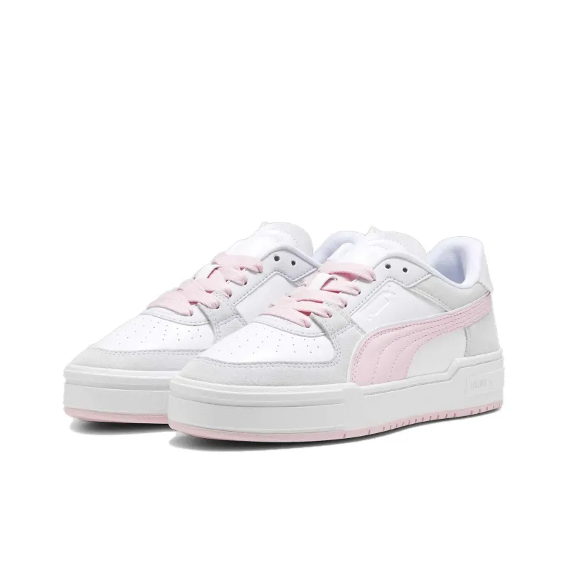 PUMA Ca Pro Anti Slip Wear Resistant Low Top Skateboard Shoes Women's Pink Silver-2