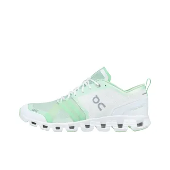 On Cloud X Shift Anti-Slip Wear-Resistant Low-Top Casual Running Shoes Men's White Green