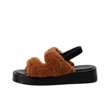 Elleme Gemini Strap Sandals 3.5cm Women's Brown