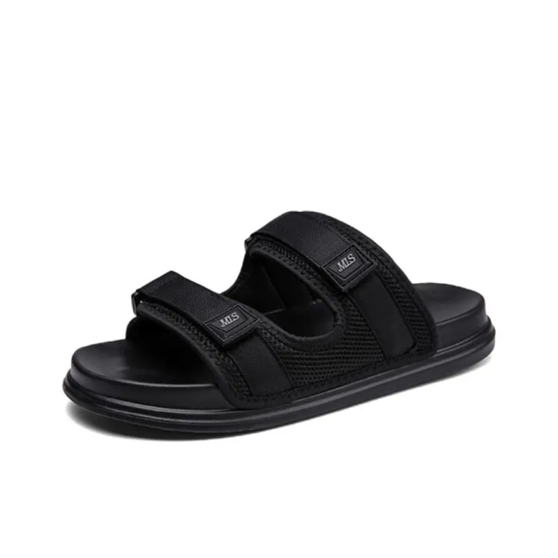 Mulinsen EVA Cut Out Slide Slippers Men's Black-1