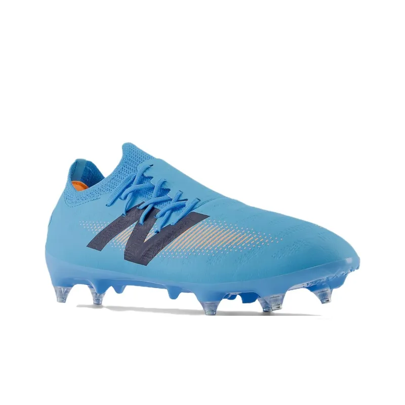 New Balance Furon V7 Anti Slip Wear Resistant Soccer Shoes Unisex Blue-2