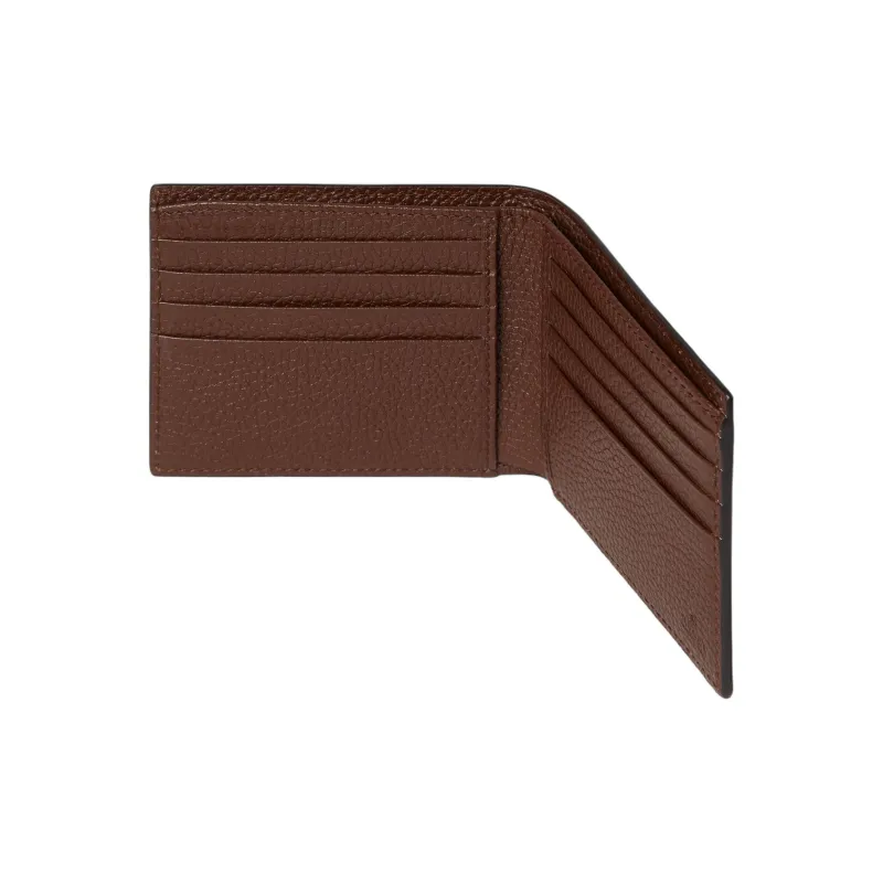 GUCCI Canvas Wallet Regular Men's Brown-4