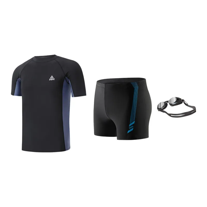 PEAK Swimming Sets Polyester Spandex Polyamide Hot Spring Men's-4