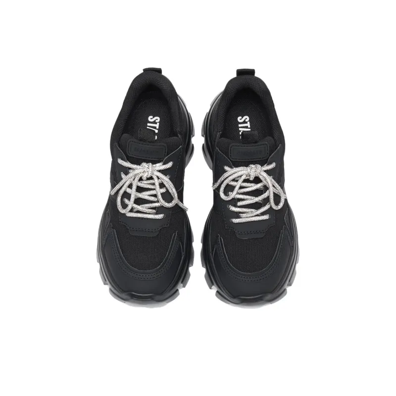 Staccato Dark Night Galaxy Slip Resistant Low Top Chunky Sneakers Women's-3
