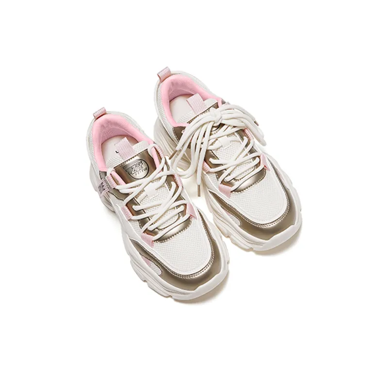 Feiyue Anti-Slip Wear-Resistant Low-Top Chunky Sneakers Women's-19