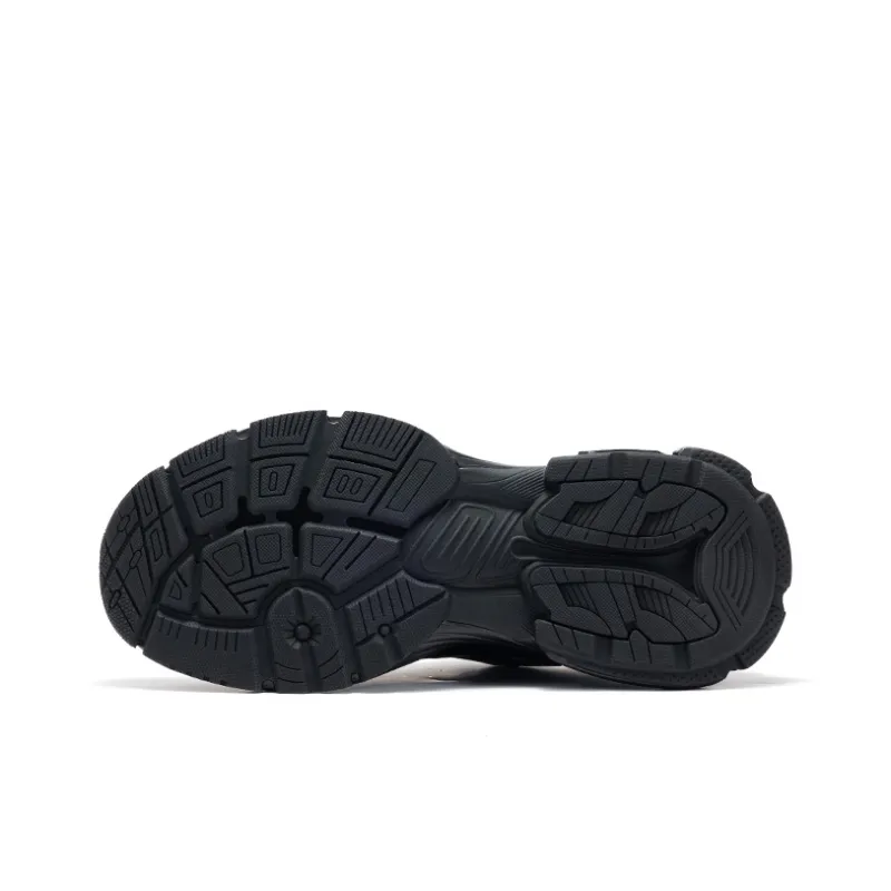 JOSINY Interstellar Odyssey Chunky Sneakers Men Low Top Dazzling Light Silver/Obsidian Black-4