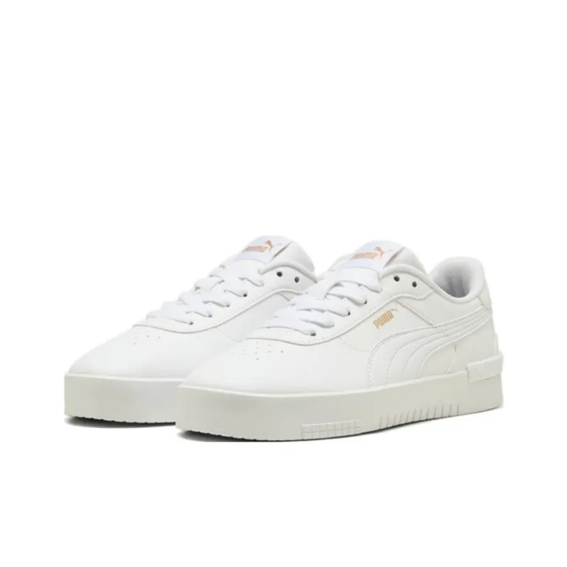 PUMA JOLA Anti Slip Wear Resistant Low Top Skateboard Shoes Women's White-2