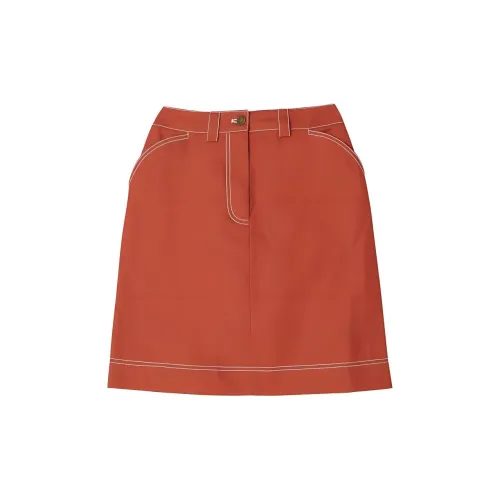 INES DE LA FRESSANGE Casual Short Skirts Women's Burgundy