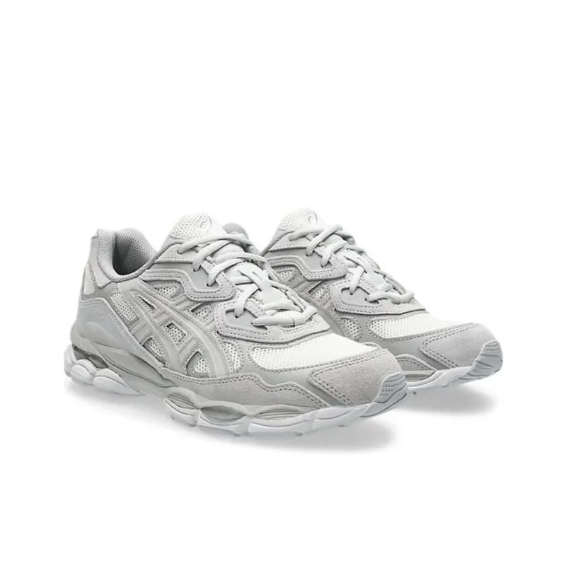 Asics GEL NYC Anti Slip Wear Resistant Low Top Casual Running Shoes Unisex Gray White-2
