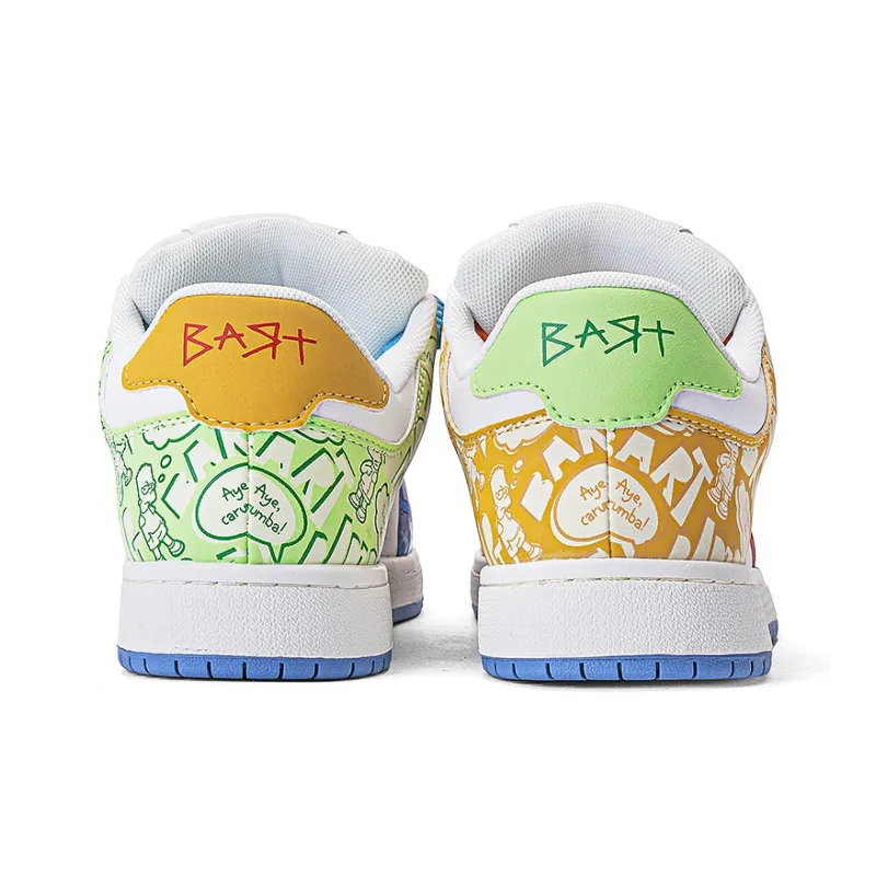 The Simpsons Casual Shoes Unisex Low Top Sugar Bean Mismatched-5