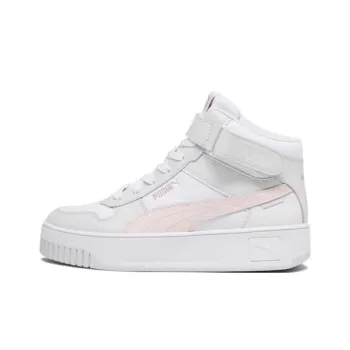 PUMA Carina Street Slip-Resistant Cushioning Mid-Top Skateboard Shoes Women's White