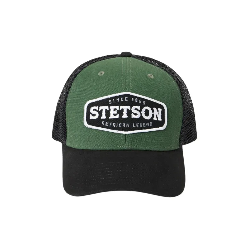 STETSON Cotton Baseball Caps Unisex Olive Green-1
