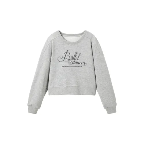 LEDIN Sweatshirts Women's Light Gray