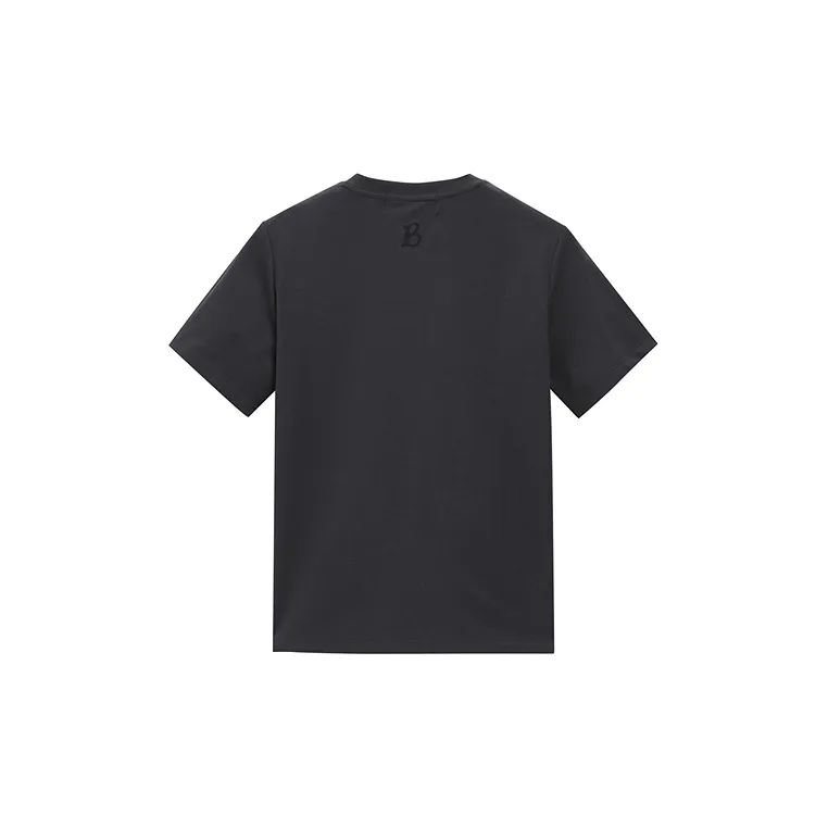 PEACEBIRD MEN T Shirt Men's Black 1 Fitted-1