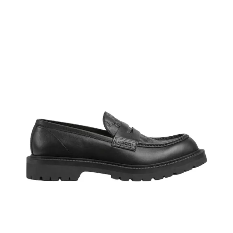 GUCCI Loafers Men Black-1