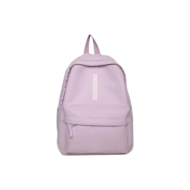Cwatcun Nylon Backpack Regular Women's White/Pink/Black/Yellow/Purple-15