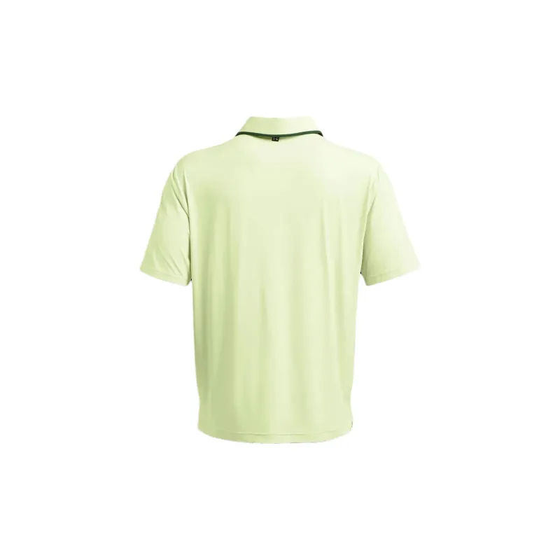 Under Armour Drive Chill Polo Shirt Men's Vintage Light Green-1