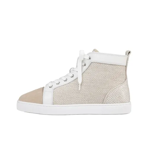 CL Louis High Top Skateboard Shoes Men's Light Brown