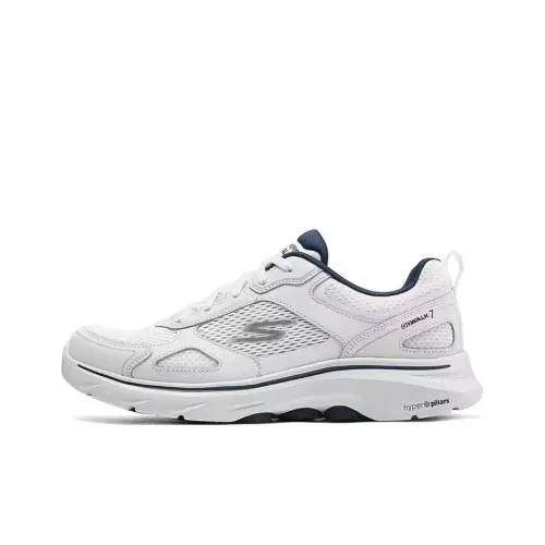 Skechers GO WALK 7 Casual Shoes Men Low-Top White/Blue