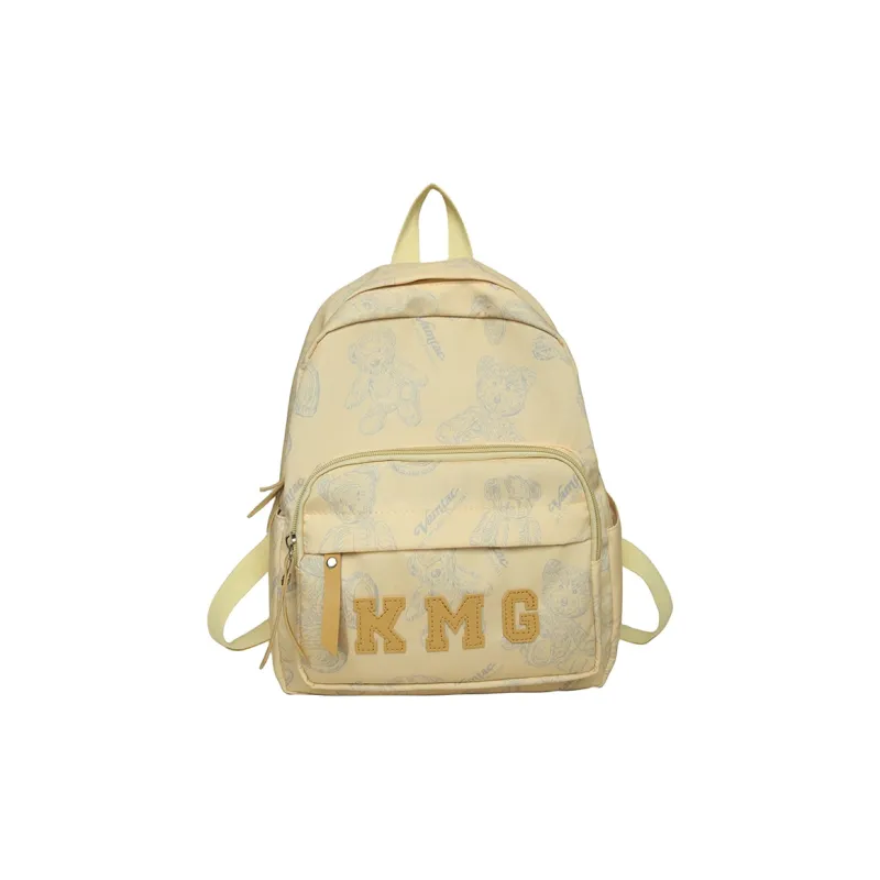 Cwatcun Nylon Backpack Women's White/Pink/Black/Yellow/Purple-11