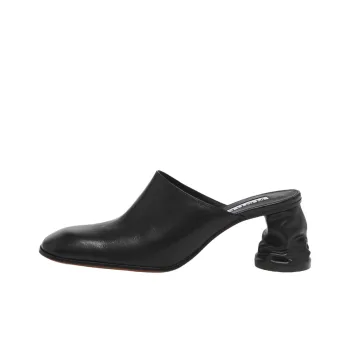 Alexander McQueen Crush Heeled Slip On Mules Women's