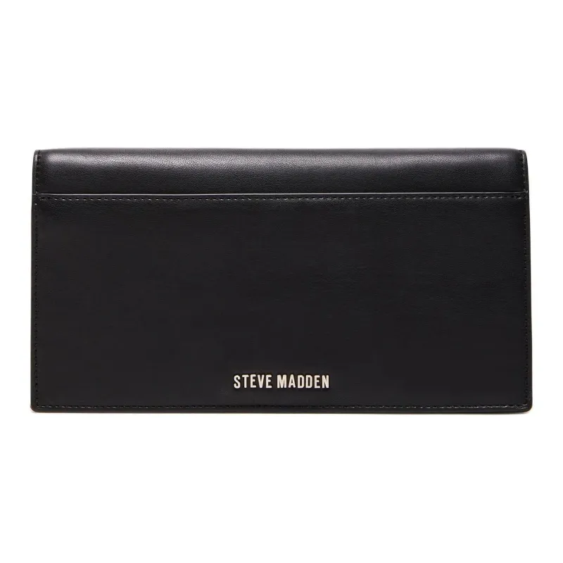 STEVE MADDEN Synthetic Material One Shoulder Crossbody Clutches Women's Black-3