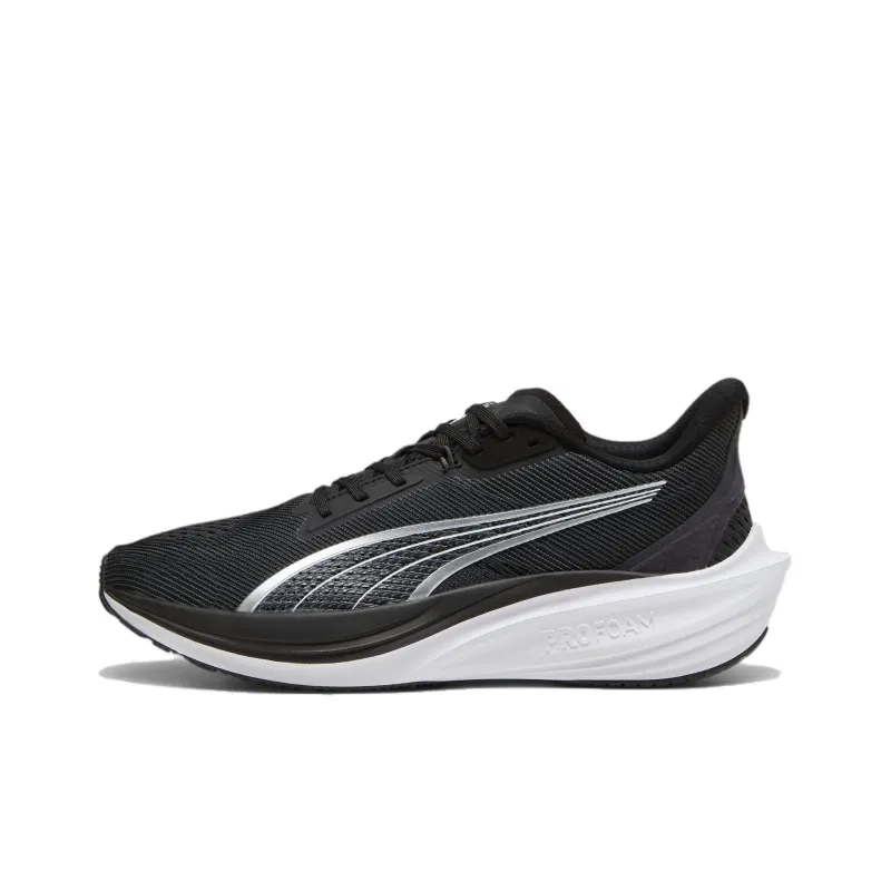 PUMA Darter Pro Anti Slip And Wear Resistant Breathable Low Top Casual Running Shoes Men's Black-0
