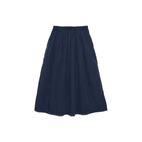 Nanamica SS24 Casual Long Skirts Women's Navy